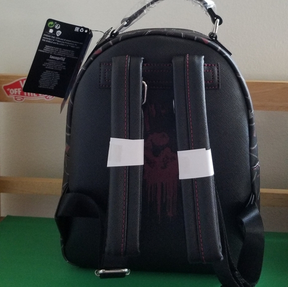 Loungefly Friday the 13th Jason Vorhees Glow in The Dark Mini Backpack - Picture 4 of 5